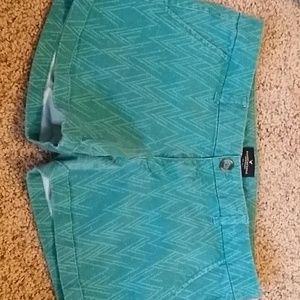 Teal shorts